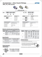 AIRTAC NPC-PC-POC CATALOG NPC, PC, & POC SERIES: ACCESSORIES